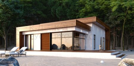 Каркасный дом ХАЙТЕК 97