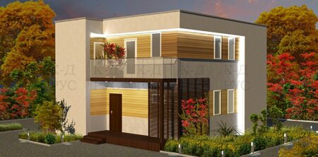 Каркасный дом ХАЙТЕК 138