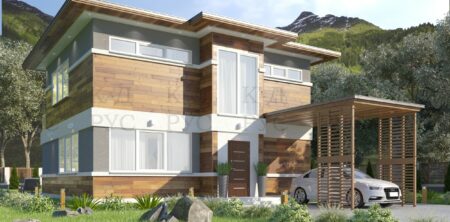 Каркасный дом ХАЙТЕК 170