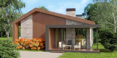 Каркасный дом НОРД 90-3